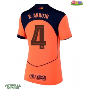 Barcelona Ronald Araujo #4 Tredje Tröja Kvinnor 2025-26 Kortärmad
